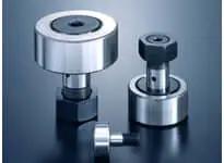 Single CF30-2VBR cam follower roller bearing, shielded hex-head stud M30x1.5, visible high-carbon steel rollers