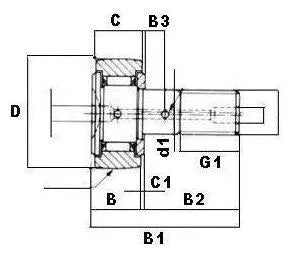 1 1/8 CR18 Cam Follower Needle Roller Bearing