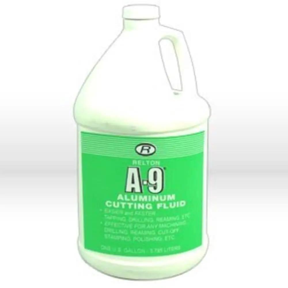 A-9 Gallon Aluminum Cutting Fluid for Metalworking by Relton, High-Performance Lubricant for Milling and Drilling, Ready to Use 1-gallon container