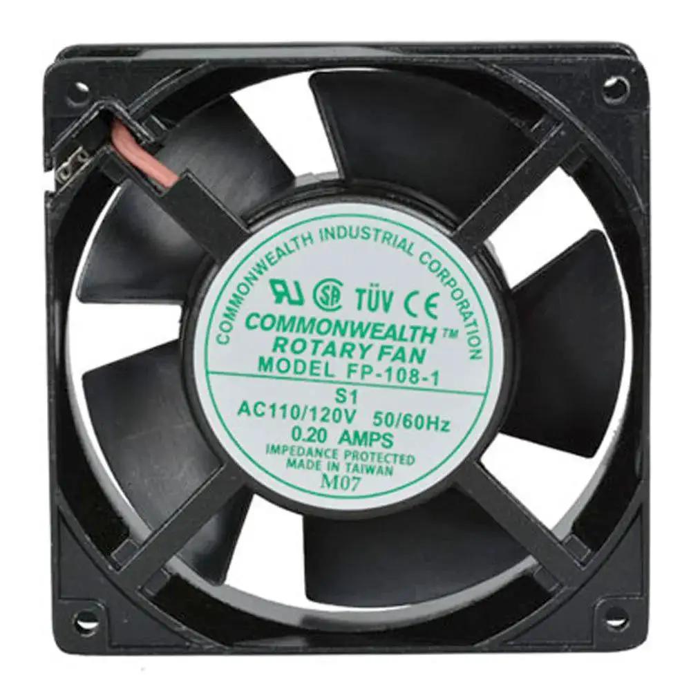 FP-108-1-S1-S/T-R Sleeve Bearing Terminal Fan 115 Vac 180 mA 105 CFM 47 dBA 120mm x 120mm Fan