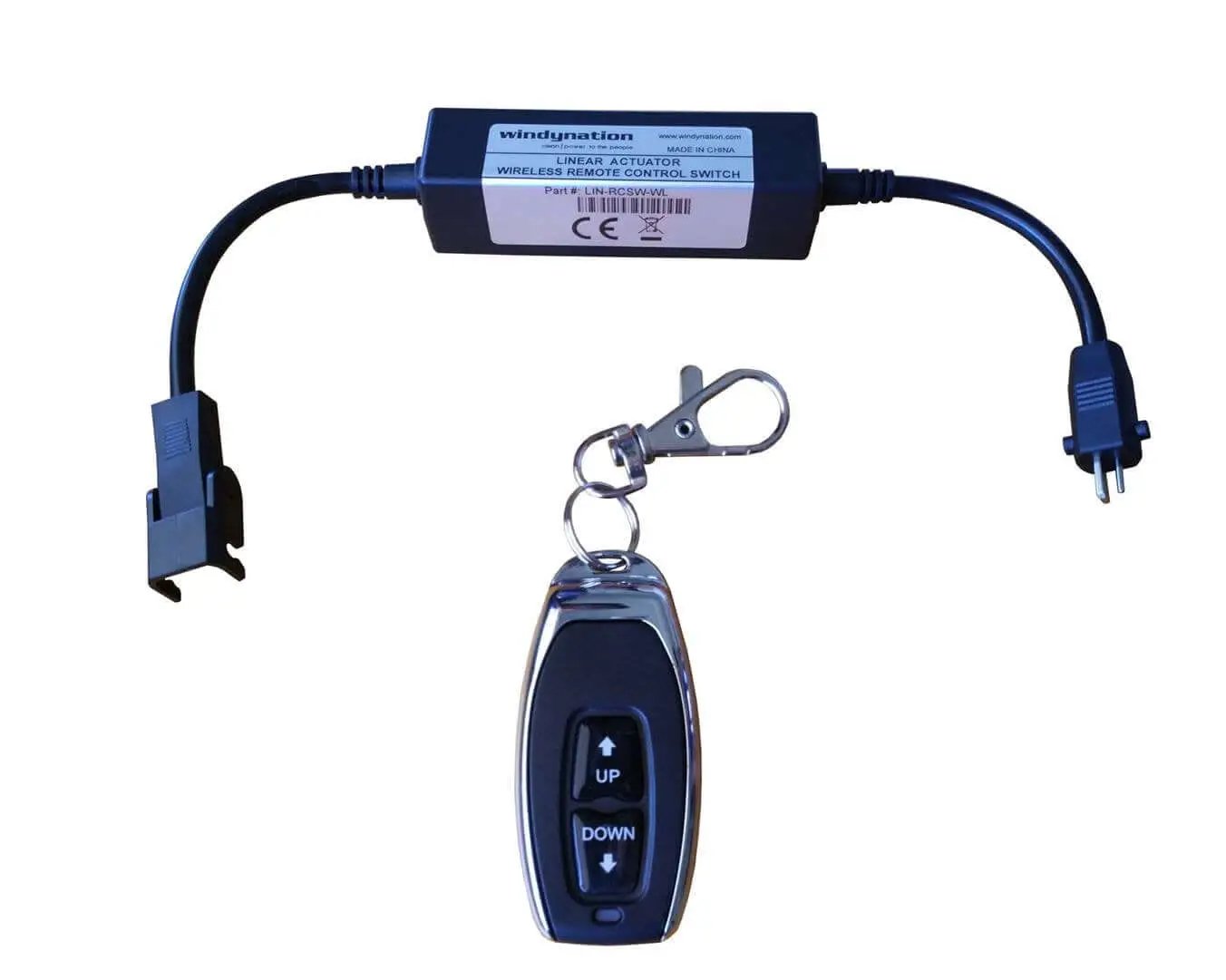 12 Volt Linear Actuator Kit 225 Lbs With Wireless Remote Control DPDT Switch includes remote unit and wire connectors