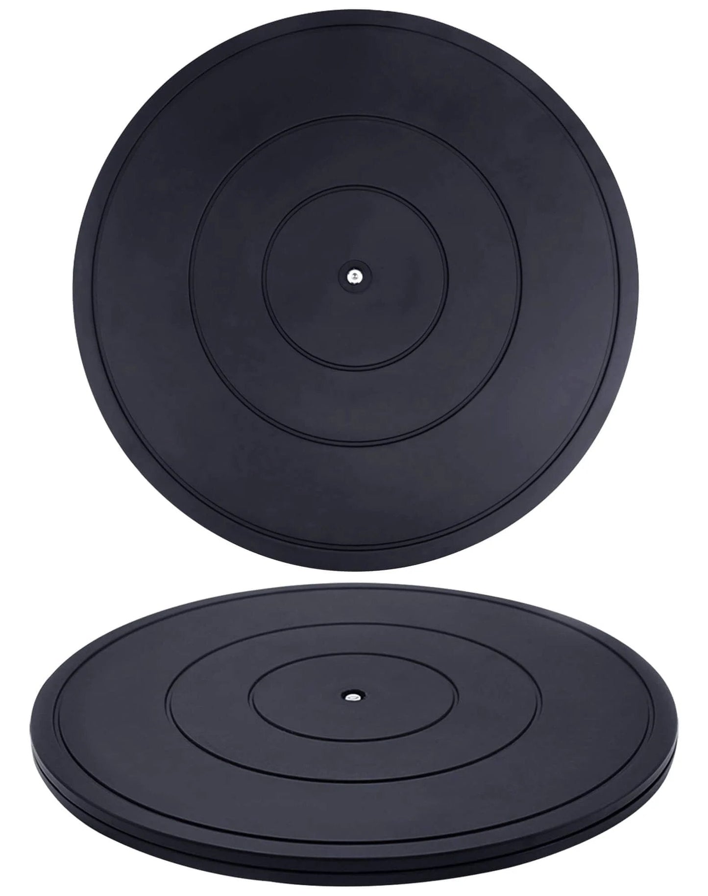 16 Inch Heavy Duty Lazy Susan Rotating Swivel Stand, Low Profile Non Skid Turntable with Steel Ball Bearings, Smooth 360 Rotation for TVs, Monitors, Plants, Crafts and Display Bases