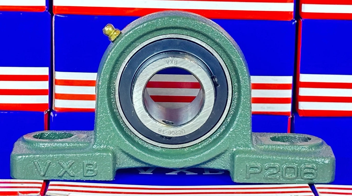 1-1/8 Bearing UCP206-18 Pillow Block Cast Housing Mounted Bearing