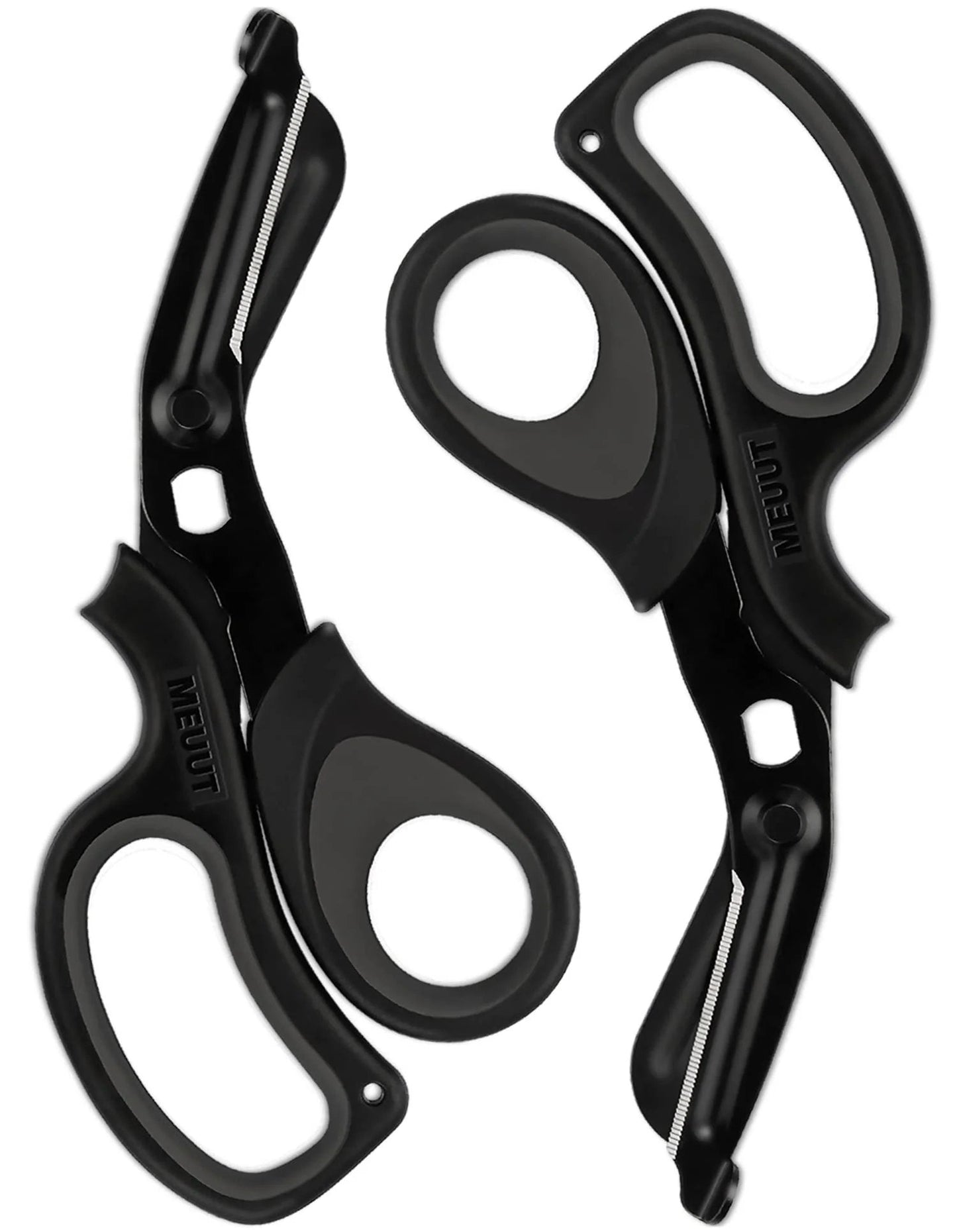 2 Pack Medical Trauma Shears For Left And Right Hand With Patented Bandage Scissors All Purpose Nonstick Blades Stainless Steel Surgical Grade EMT Scissors For Nurses And EMS