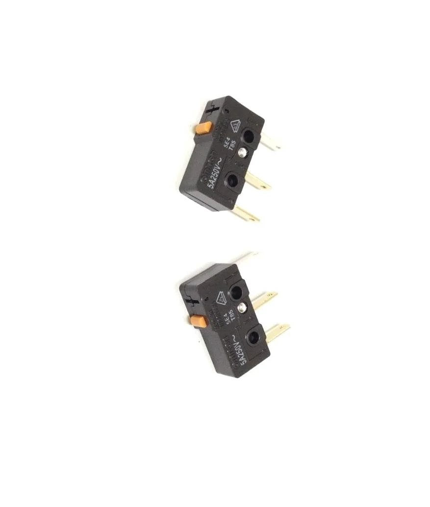 2 Pack Pool Valve Actuator Micro Switch Replacement For Pentair Compool CVA 24 Actuator Aftermarket Repair Kit showing two black micro switches.