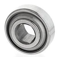 205KRR2 Agricultural Machinery bearing - Two Single lip Seals & Hex bore & Cylindrical OD