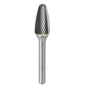 ATZ13375 Half Inch SF 5 Ball Nosed Tree Bur Single Cut Solid Carbide for efficient stock removal