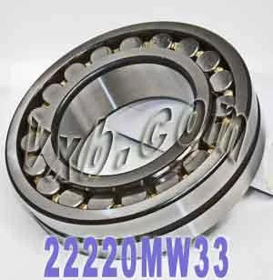 22220 MW33 Spherical Roller Bearing 100x180x46mm