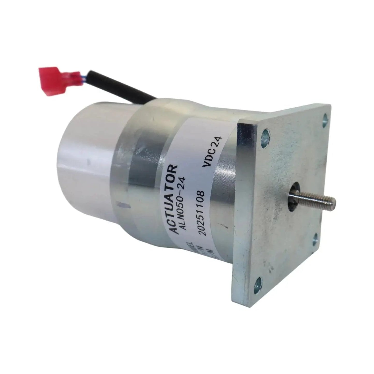 24V Generator Actuators For Universal ALN Series Push Linear Actuators Part ALN050 24 Replacement Actuator shown from side view