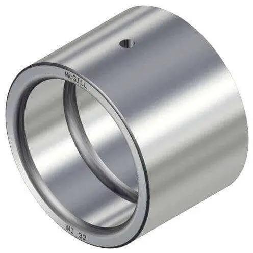 Needle Roller Bearing Inner Ring MI 24 McGill Separable Heavy Duty Open Style Chrome Steel 1.749 Inch Outer Diameter with Lubrication Hole