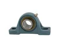 UCLP211-32C4HR23 2 in High-Temp (450°F/232°C) Low-Base Pillow Block Single-Row Ball Bearing with Cast Iron Housing, front view