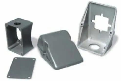 Conduit Box Cover: Electric Motors Single Replacement Junction Lid 075461011A Compatible, metal components for industrial motors