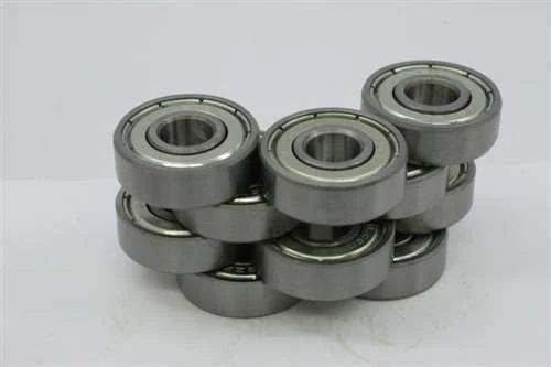 10-Pack 3x6x2.5 Stainless Steel Shielded Miniature Bearing