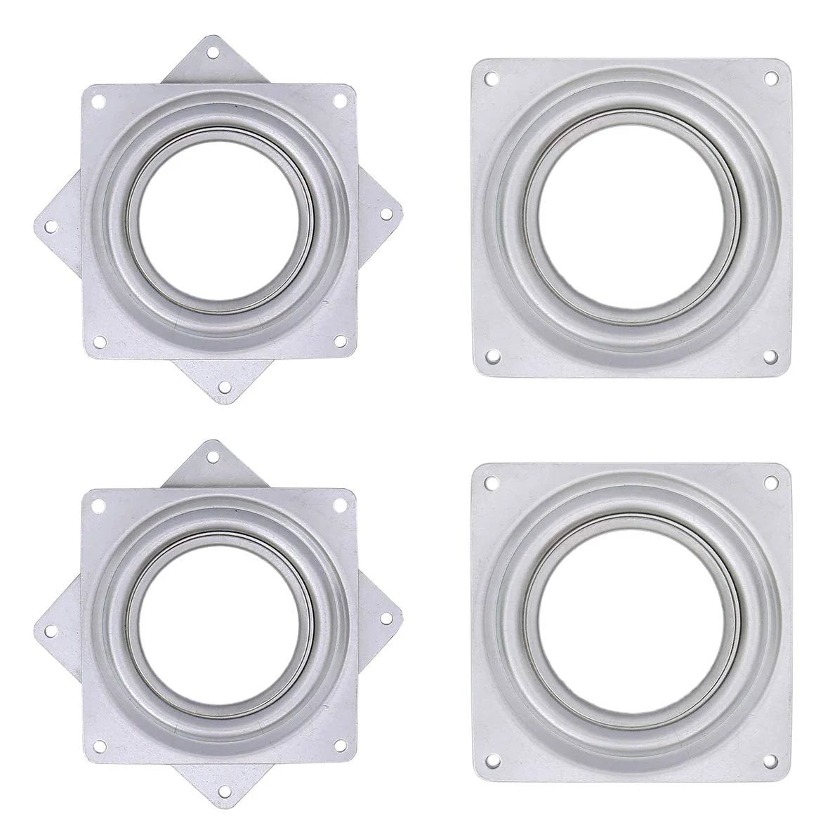 4 Inch Lazy Susan Bearing Turntable Bearing Set Of 4 Quiet Smooth Ball Bearing For Kitchen Cabinets Shelves Living Room Swivel Chairs And Display Racks Ideal For Under Cabinet Organizers And Rotating Storage Solutions