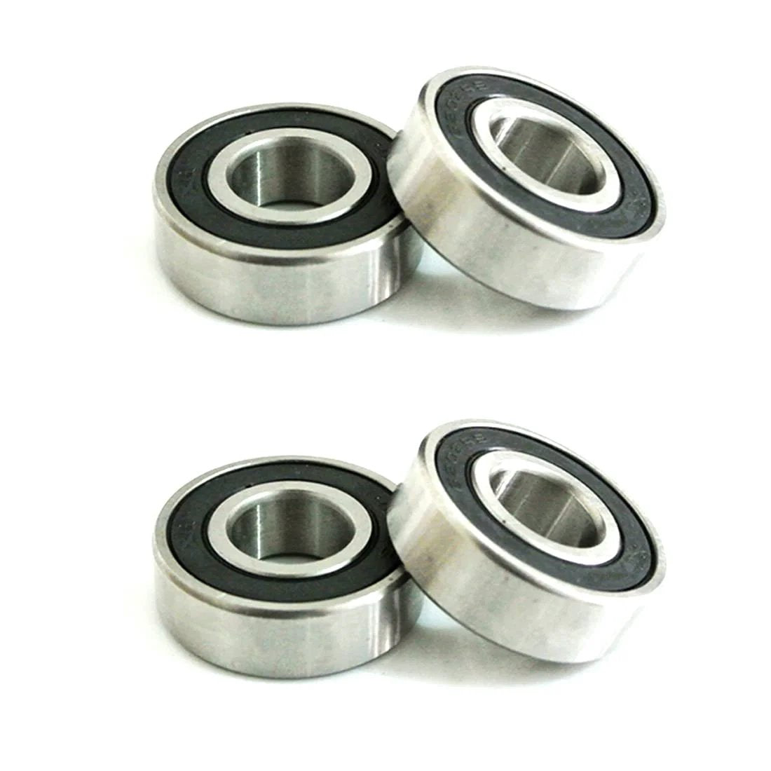 4 Pack 6202RS Front And Rear Wheel Bearings Set For Coleman Powersports CT200UEX Trail 200cc Baja MB165 MB200 Mini Bikes 6202Z Chrome Steel Deep Groove Ball Bearings With Standard Grease Fill Built For Beefy Performance