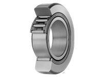 Side view of Single Bearing, Metric NAST35 Roller Follower, 35 mm I.D., Separable, Caged, Cylindrical Rollers, High Carbon Chrome Steel, Open Type, 20 mm Width.