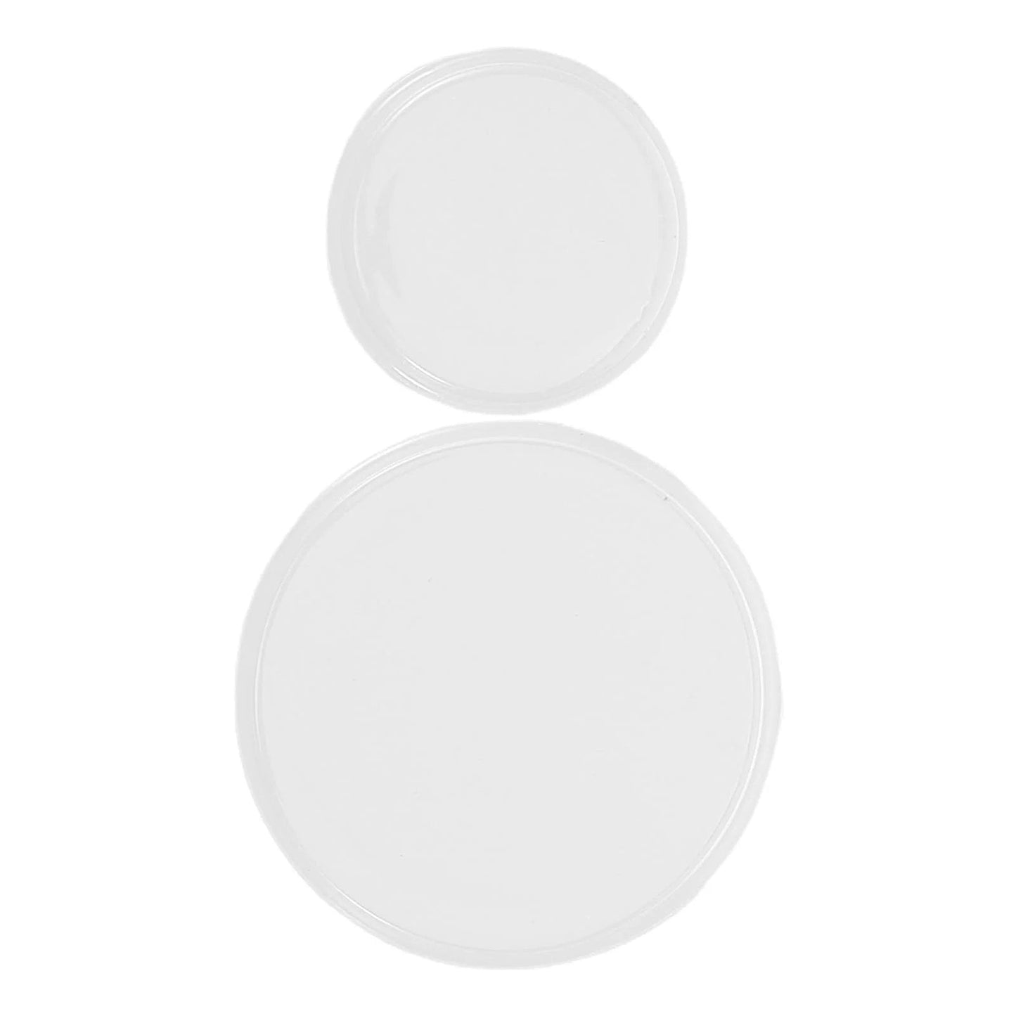 2 Pack Replacement Diaphragms For Stethoscopes, Durable And Easy To Install, Ideal For Pediatric And Adult Use, Wide Compatibility For Precise Auscultation And Stable Performance, Medical Grade Sound Transmission