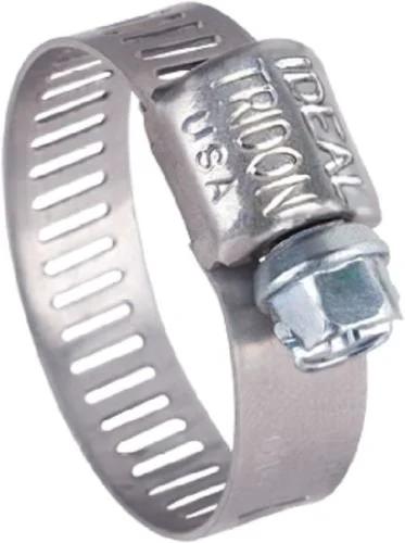 Stainless Steel Hose Clamps 10 Pack Size 16 From Eleven Sixteenth Inch To One And A Half Inch Made In USA Professional Grade Band Clamps