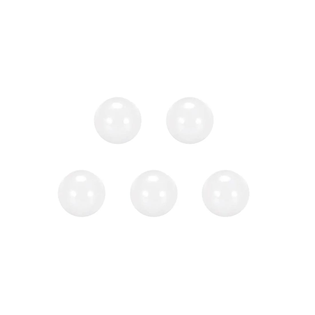 2mm Zirconium Oxide Ceramic Bearing Balls G5 Precision For Bearings 10 Pieces Pearly Luster Smooth Sphere Self Lubricating High Toughness Wear Resistant Great For Precision Machinery And Micro Projects
