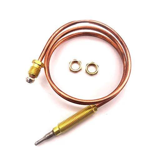 Universal 24 Inch Propane Grill Fire Pit and Fireplace Thermocouple Sensor M8x1 Thread Replacement for Gas Fireplace Heater