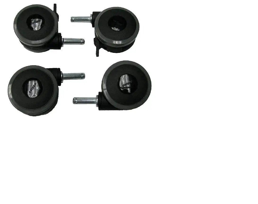 Bed Caster Package With Two Braked And Two Non Braked Casters For Homecare Beds 5301Ivc Semi Electric And 5301Low Full Electric Compatible With Vc5310 Single Motor Bed Model 1123550, showing four black casters