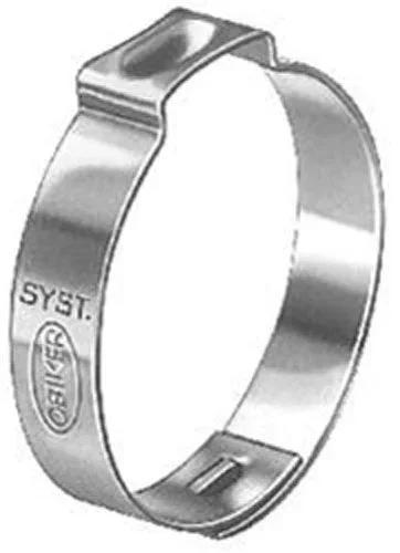 Crimp Type Hose Clamps Inner Diameter Range.381 To.444 Inches (3/8 To 7/16) Ear Width.197 Inches 5mm 25 Pack For A18448 Clamp Tool