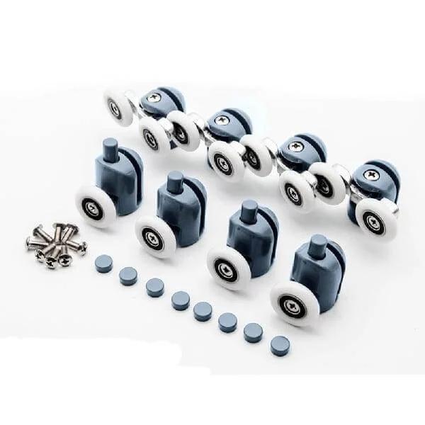 4mm to 6mm Shower Sliding Glass Door Hardware Rollers Kit