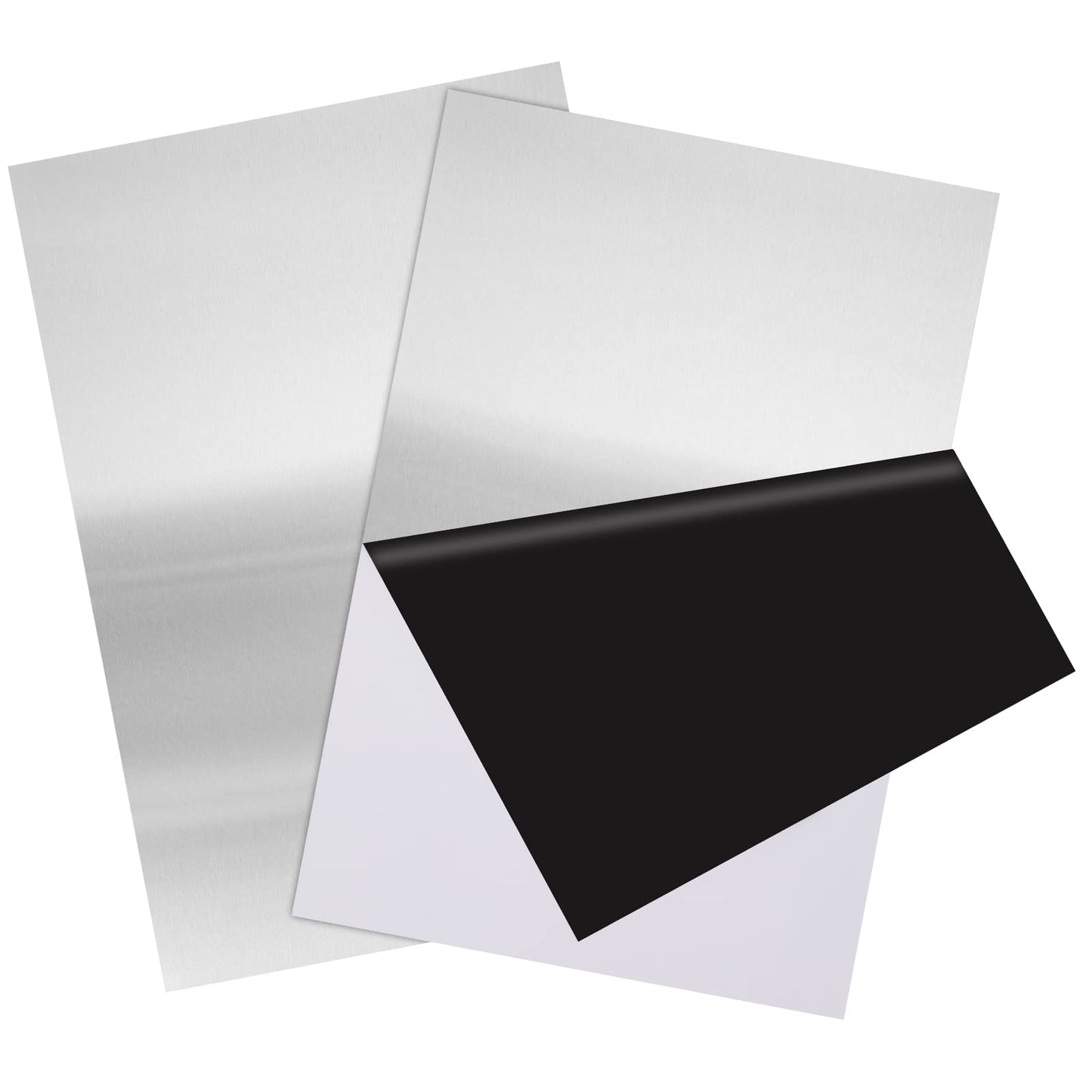 2 Pcs 304 Stainless Steel Sheets 8 Inch By 12 Inch 0.5mm Thick 24 Gauge Shim Stock Plates For DIY Crafting Stovetop Projects And Snow Frosted Surface Durable Corrosion Resistant