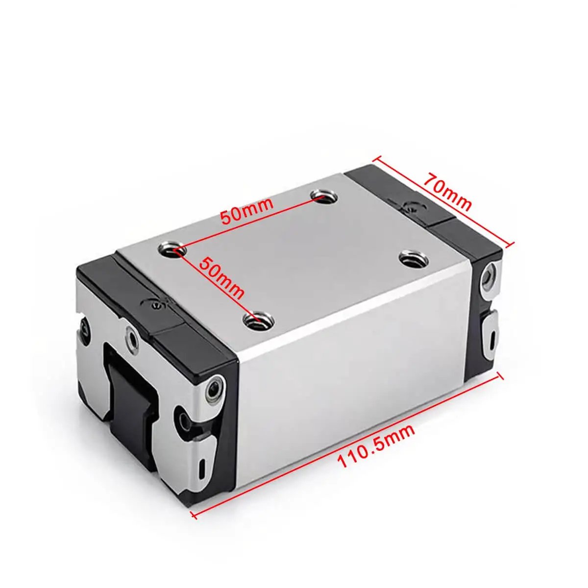 Slider block single pack R162231320 R162239320 R162231322 precision carriage with sealed ball-bearing, dimensions 110.5x70x50mm