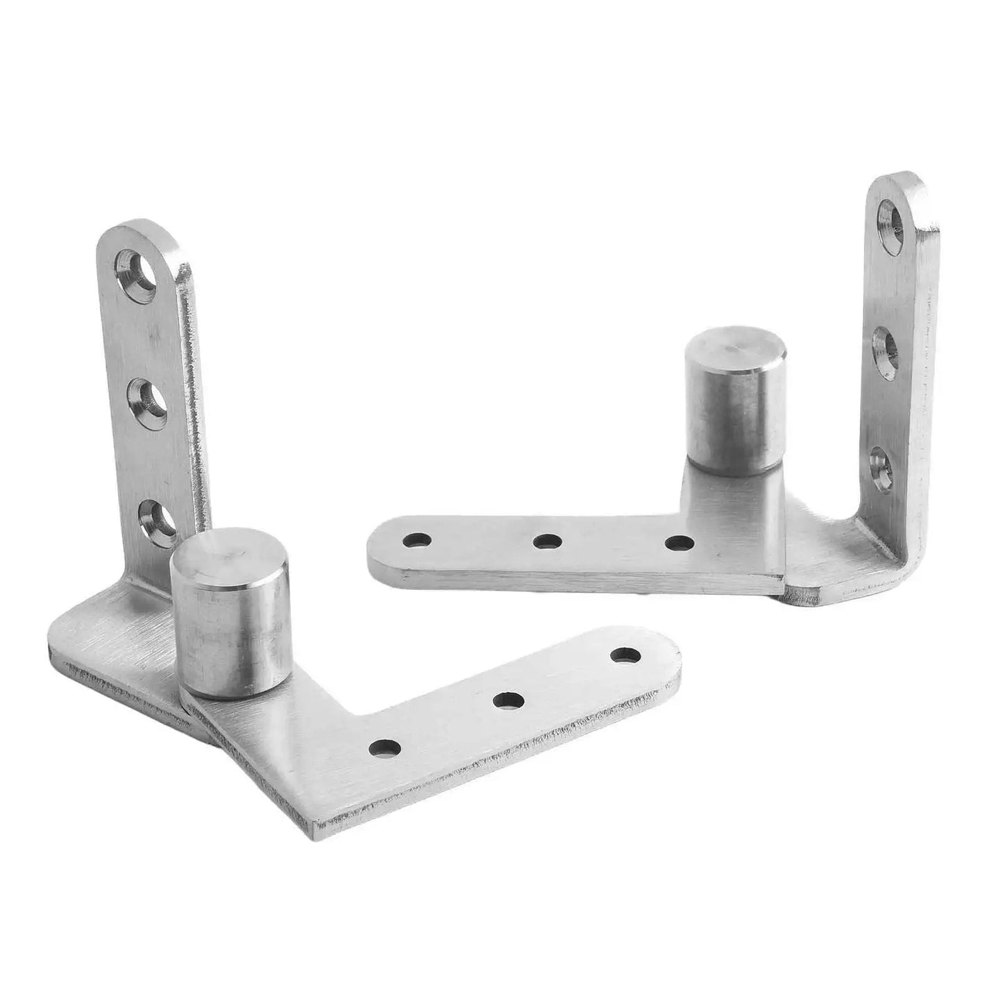 Stainless Steel Floor Pivot Hinge For Heavy Wooden Doors With Concealed Hidden Revolving Design And High Load Bearing Capacity 80 by 80 mm