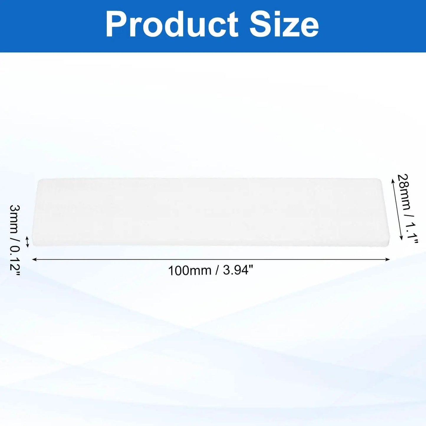 Plastic Flat Shims For Leveling 50 Pack 3mm 1/8 Inch Shims For Structural Tile And Glazing Blocks For DIY Home Improvement