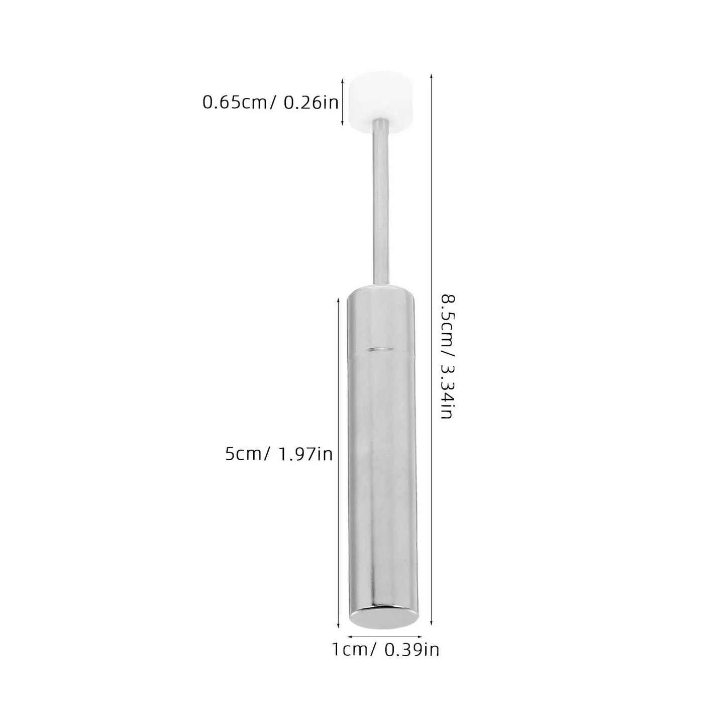 Soft Close Trash Can Dampers Six Pack For Kitchen Bins, 3.34 X 0.39 Inch Hydraulic Pistons With Lids, 55N Damping Force