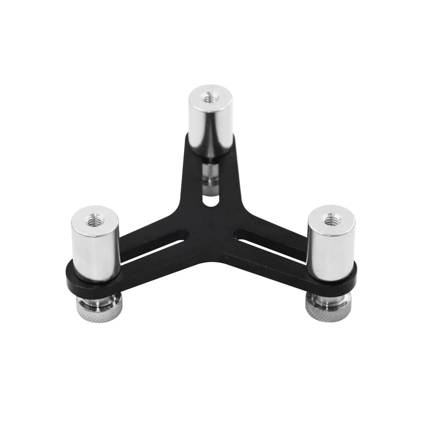 Universal Piston Ring Squaring Tool for End Gap 2 to 5 Inch Bores, black metal frame with three adjustable posts