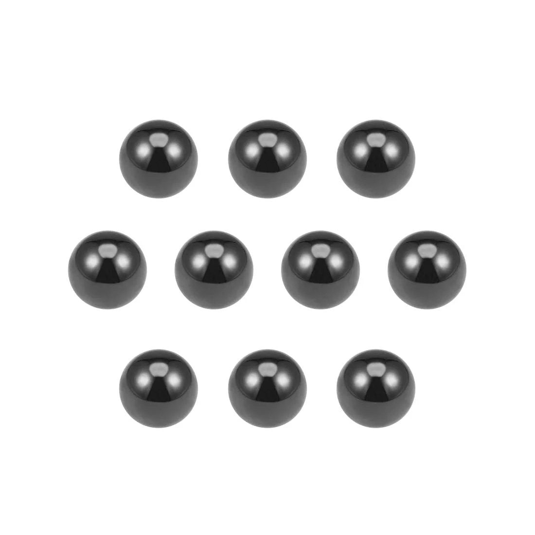 4mm Ceramic Bearing Balls Si3N4 Silicon Nitride G5 Precision 10 Piece Set Self Lubricating High Hardness Wear Resistance Pro Grade Corrosion Resistant Lightweight Bearings