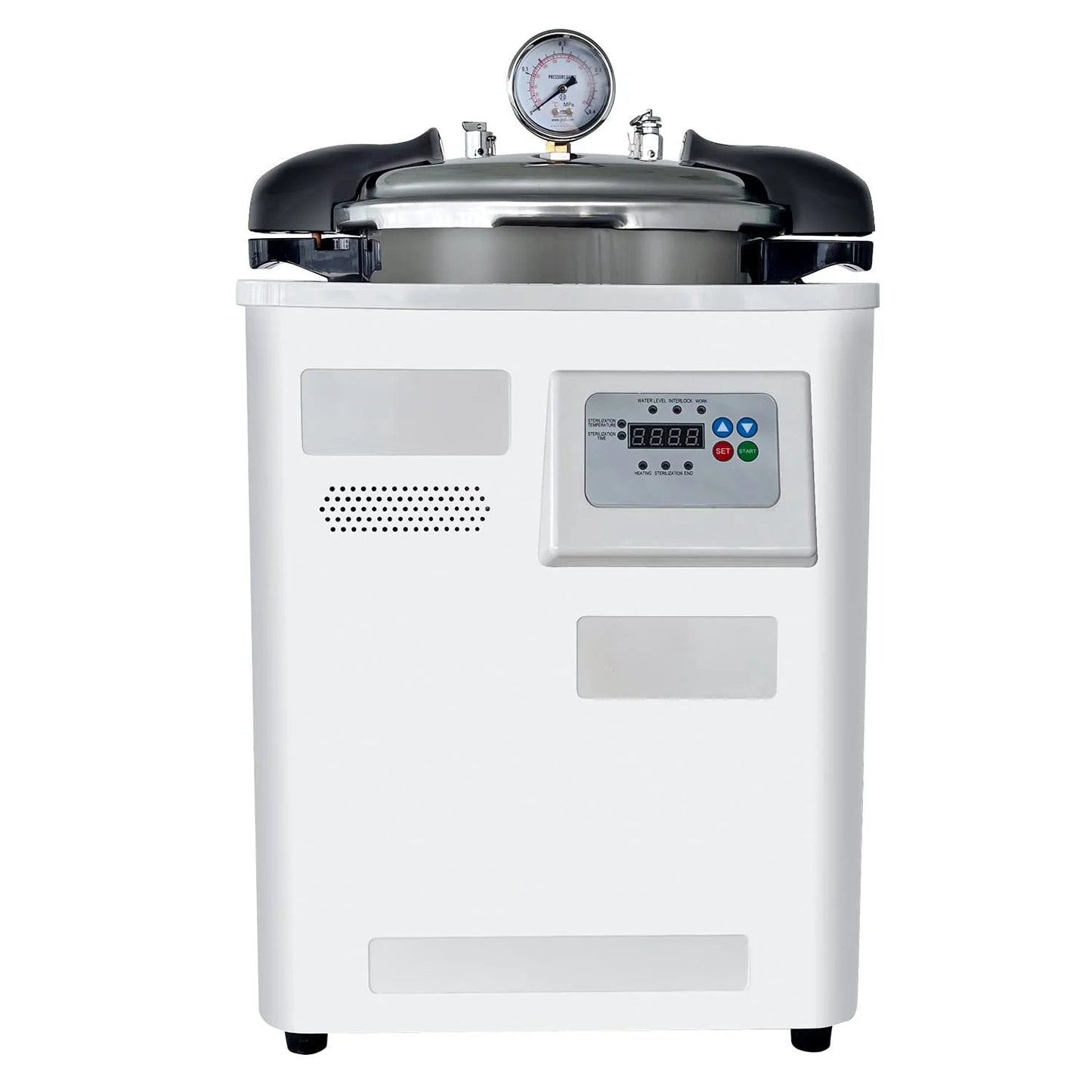 18L Lab Autoclave Sterilizer With LED Digital Display High Pressure Steam For Laboratory Use Heavy Duty Stainless Steel Construction West Tune Compatible Sterilization Machine