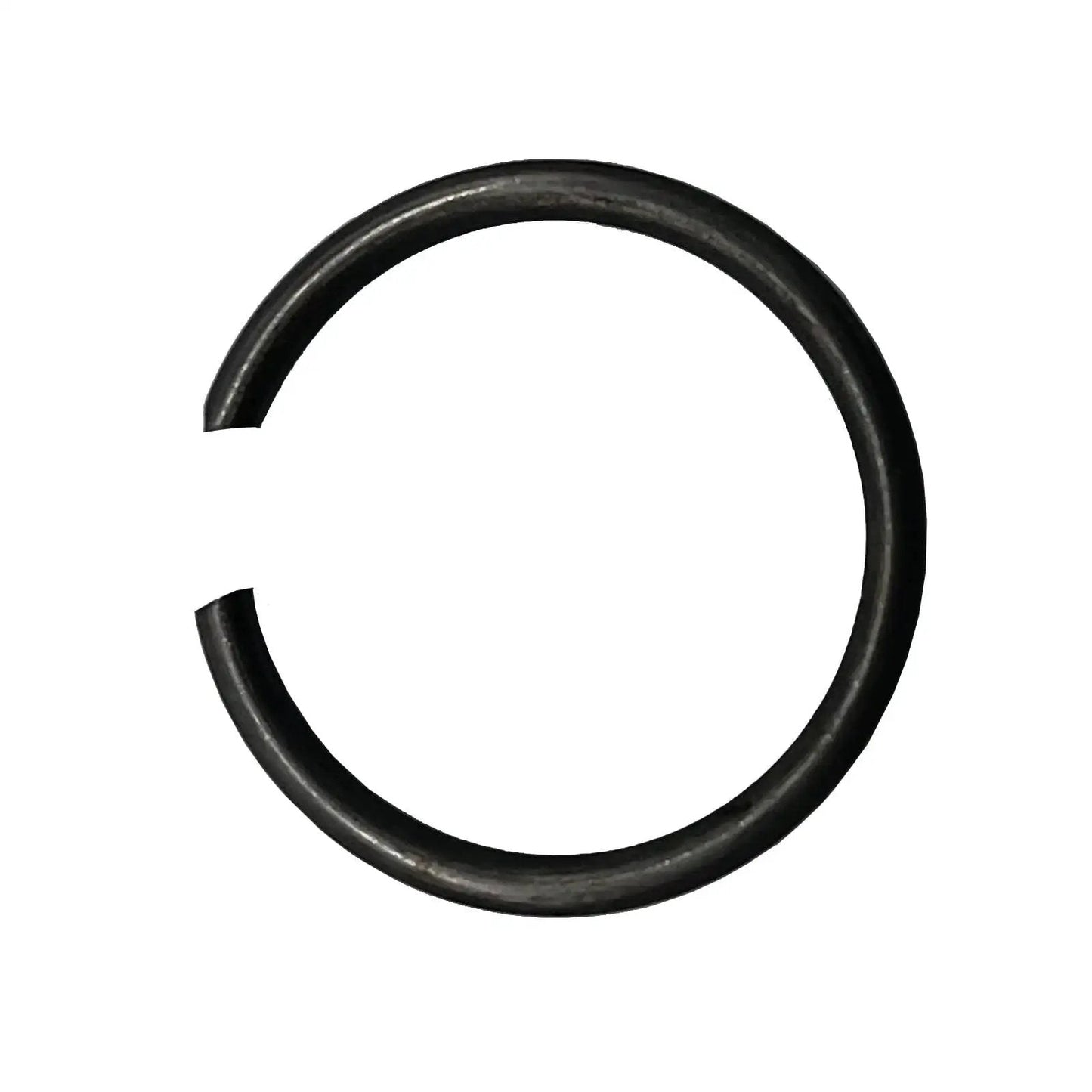 Upper Steering Column Snap Ring For General Motors Cars 1967 1995 ST2000Z, black metal ring, front view