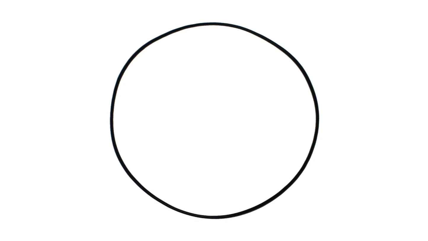 Standard Buna N O Ring 22 Inch Internal Diameter and 22.5 Inch Outside Diameter for oil resistant sealing visible laid flat