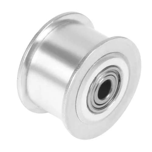 5mm Bore 6mm GT2 Belt Smooth Idler Pulley Aluminum W/Bearing for 3D Printer