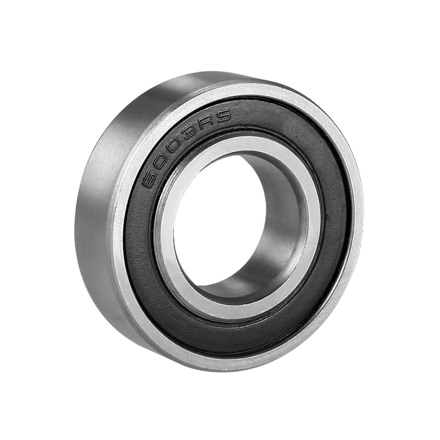 6003RS Deep Groove Ball Bearing Sealed 17mm x 35mm x 10mm Carbon Steel Bearing Universal Replacement For Machinery And DIY Projects Heavy Duty High Load Capacity Rust Resistant Smooth Rotation