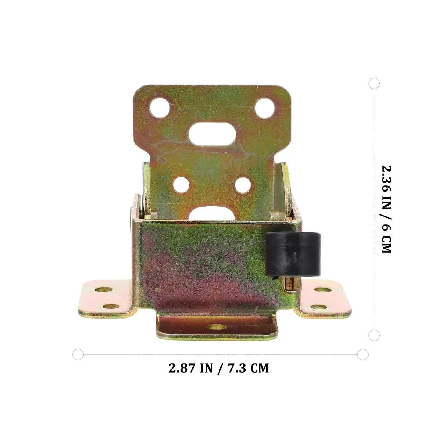 2 Pack Folding Table Leg Hinges for Beds and Furniture Support, Built Tough Iron Brackets With Self Lock Hinges, front view