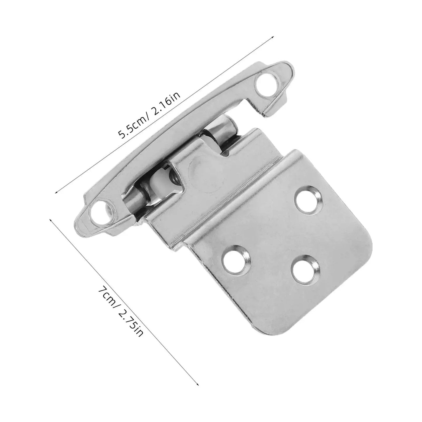 Heavy Duty Self Closing Inset Cabinet Hinges Kit 8 Pieces For Kitchen And Bathroom Waterproof Wear Resistant High Load Bearing Capacity