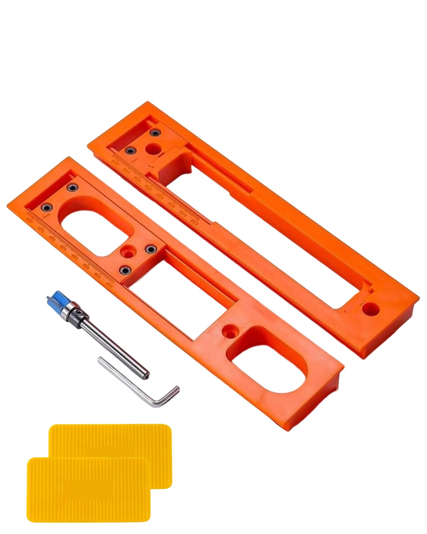 5.5-Inch Hidden Hinge Mortiser Template For Door Installation With Universal Compatibility For Most Routers And Hidden Door Hinges Precision Jig That Delivers Clean Invisible Hardware For Pro-Grade Framed Or Frameless Doors