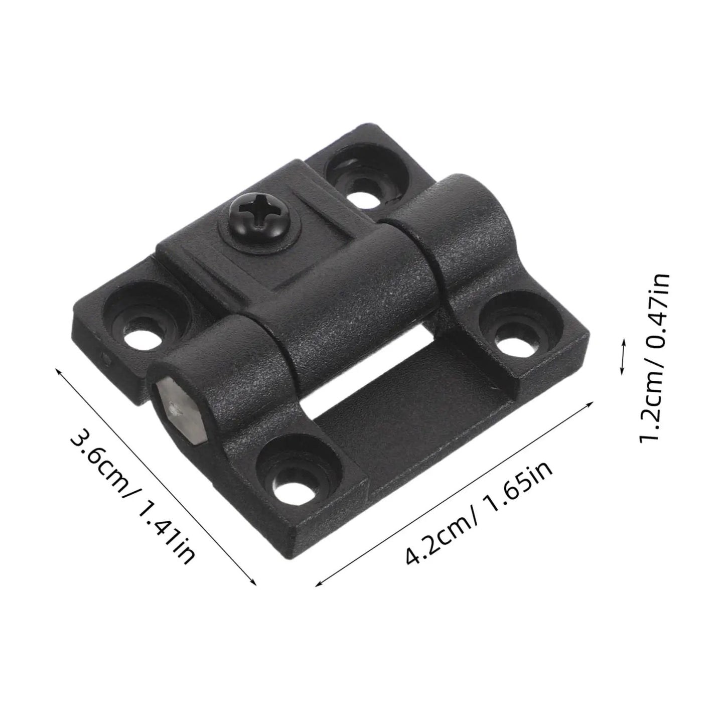 Plastic Folding Cabinet Hinge With 90 Degree Torque Friction Adjustable Arm Reinforced Ball Bearing Anti Sag Design For Durable Furniture Doors Easy Install And Heavy Duty Load Capacity Shineofi close-up view