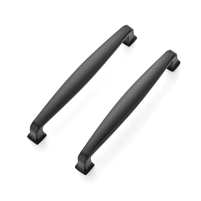 30 Pack Solid 5 Inch Cabinet Handles Matte Black Pulls For Kitchen Drawers And Cabinets, 5-1/2 Inch Overall Length, 1/2 Inch Width, 15/16 Inch Projection, Durable Steel Construction, Easy To Install Hardware For Cupboards