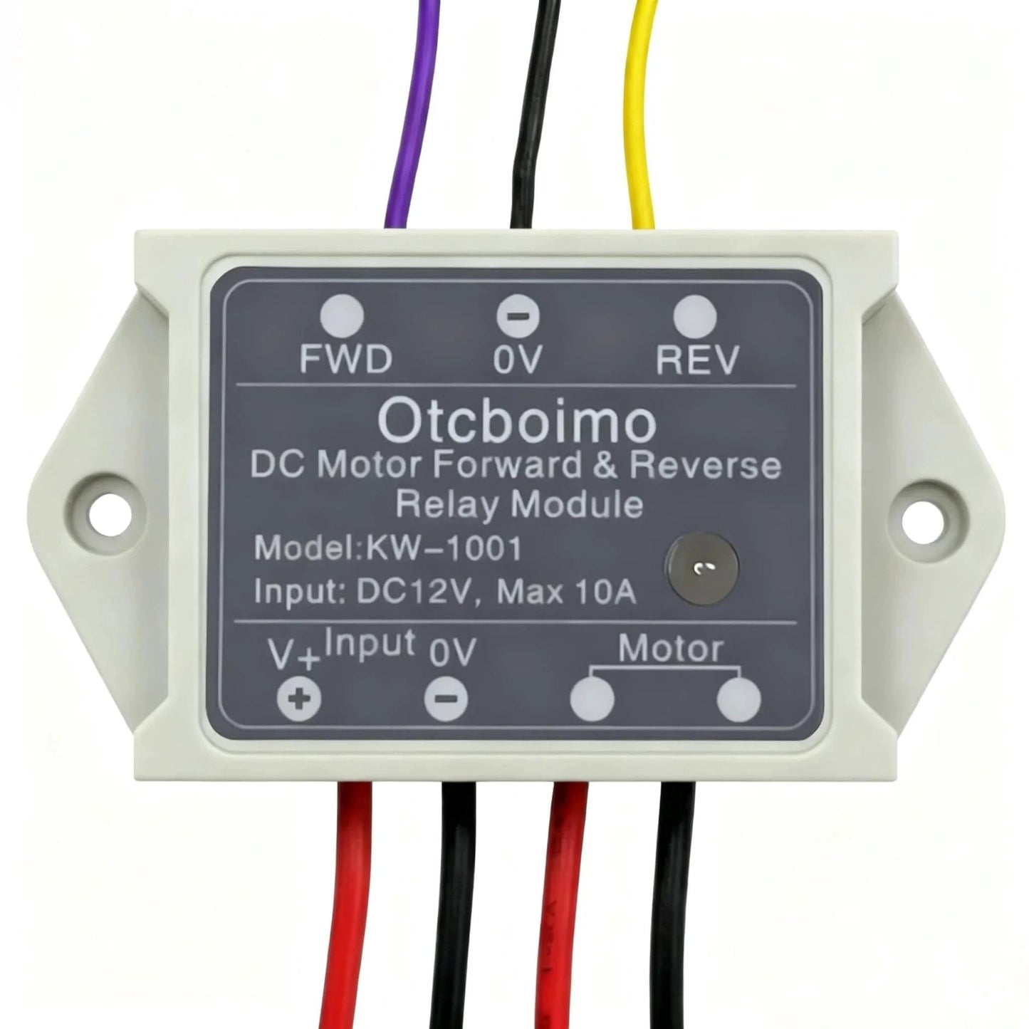 12V DC Motor Reversing Switch With Forward And Reverse Control 10A Manual Switch Relay Controller For Linear Actuators Winches Solenoids And DIY Motor Projects