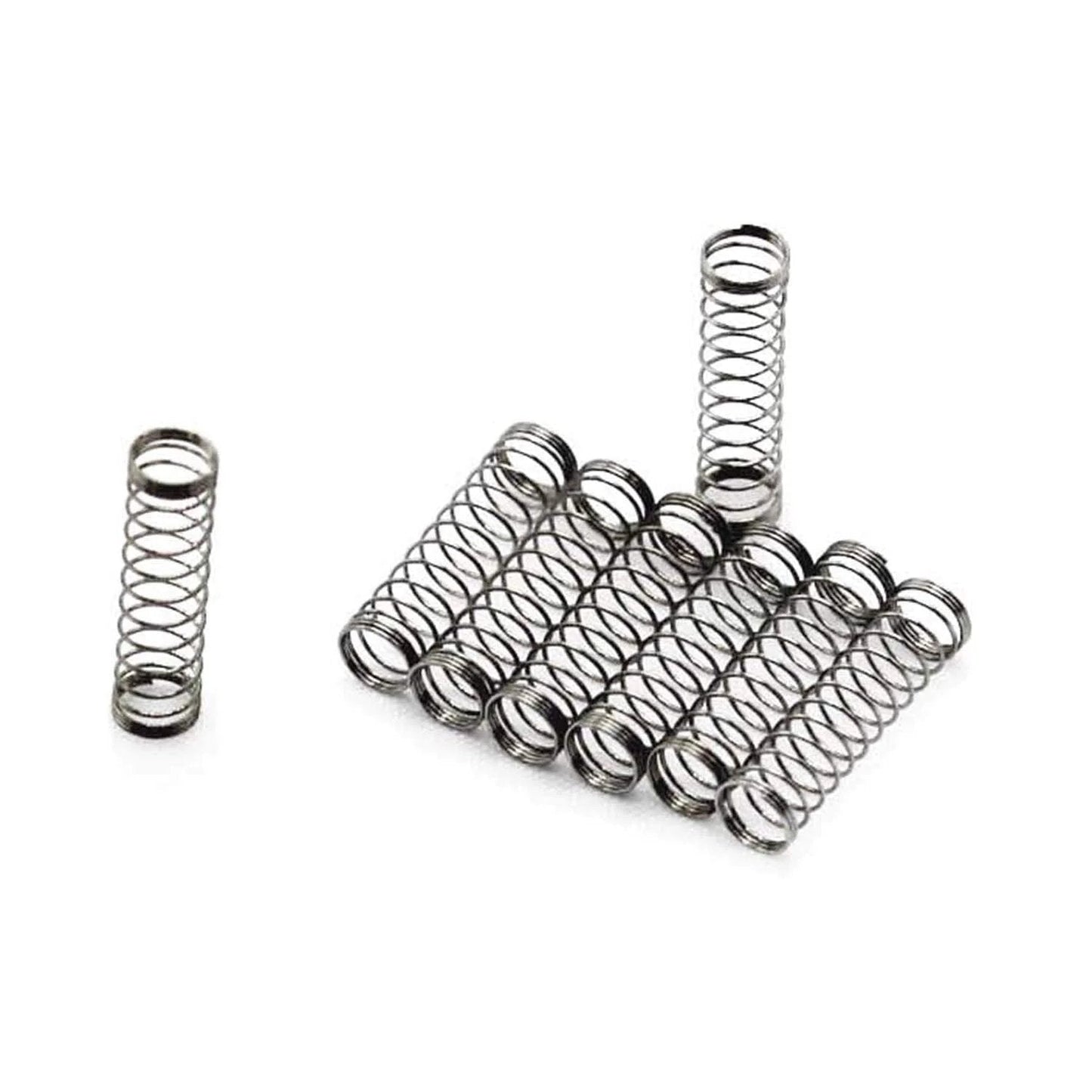 110-Pack Stainless Steel Cherry MX Gateron MX Switch Springs 150g Replacement Kit for Custom Mechanical Keyboard Switches, 15mm Length, 3.85mm Diameter, Not Compatible with Kailh, Perfect for DIY Tactile Feel and Smooth Actuation