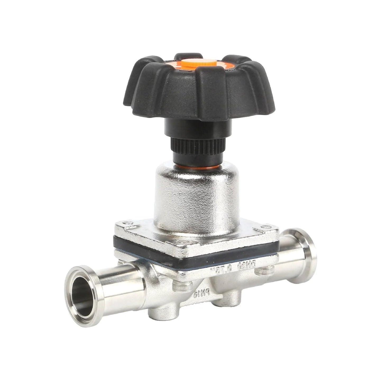 Tri Clamp Mini Diaphragm Valve Three Quarter Inch With SS316L Body And EPDM PTFE Membrane, Clamp Valve With Twenty Five Point Two Millimeter Flange