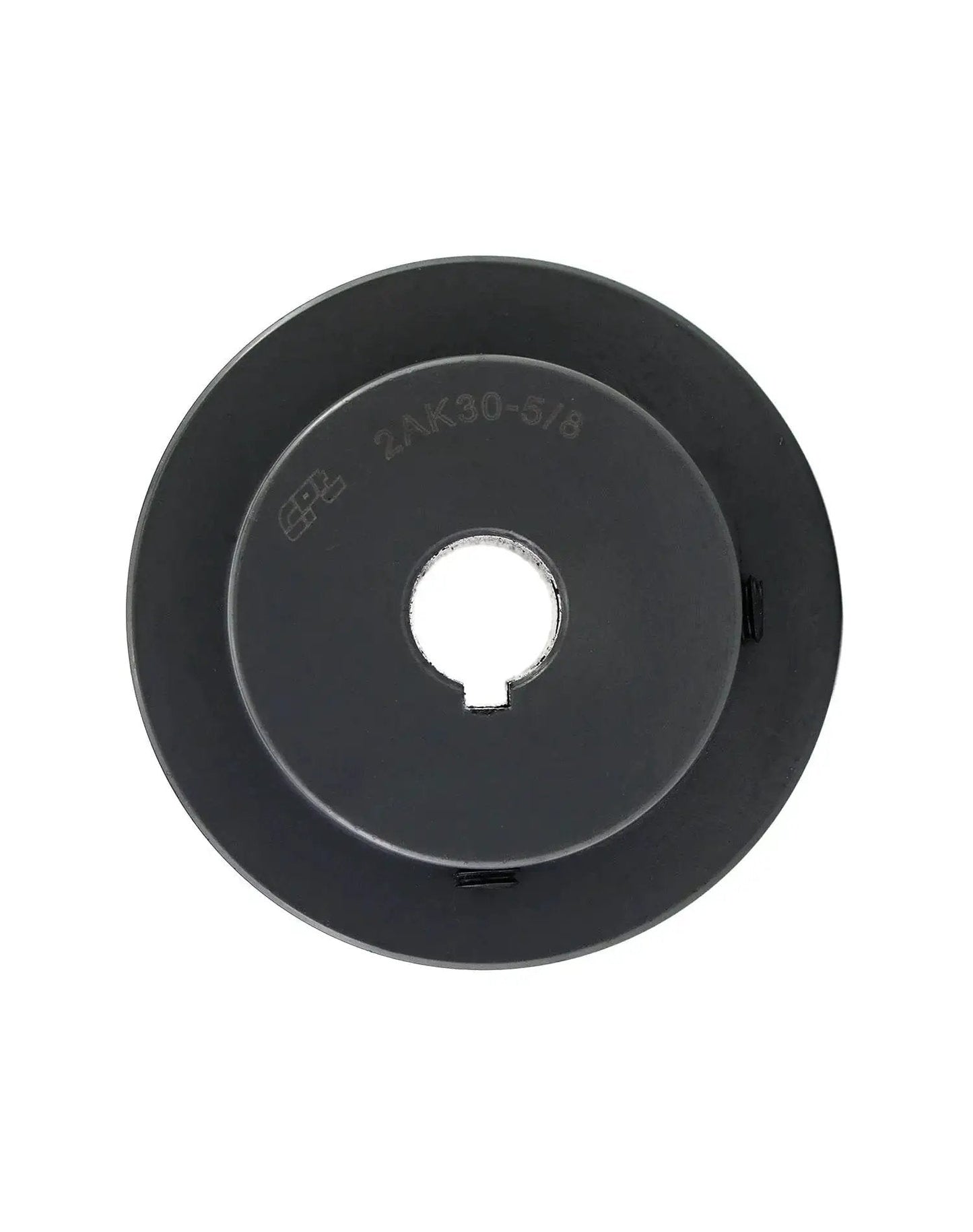 Durable Cast Iron Double Groove V Belt Pulley 3.05 Inch OD With Five Eighth Inch Fixed Bore AK Fixed Bore For A 3L And 4L Belts