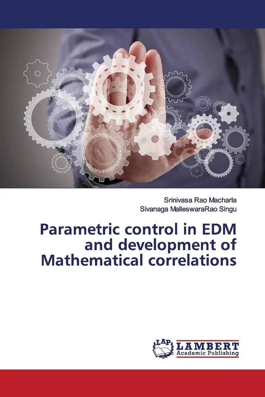 EDM Parametric Control and Mathematical Correlations book cover with gears graphic