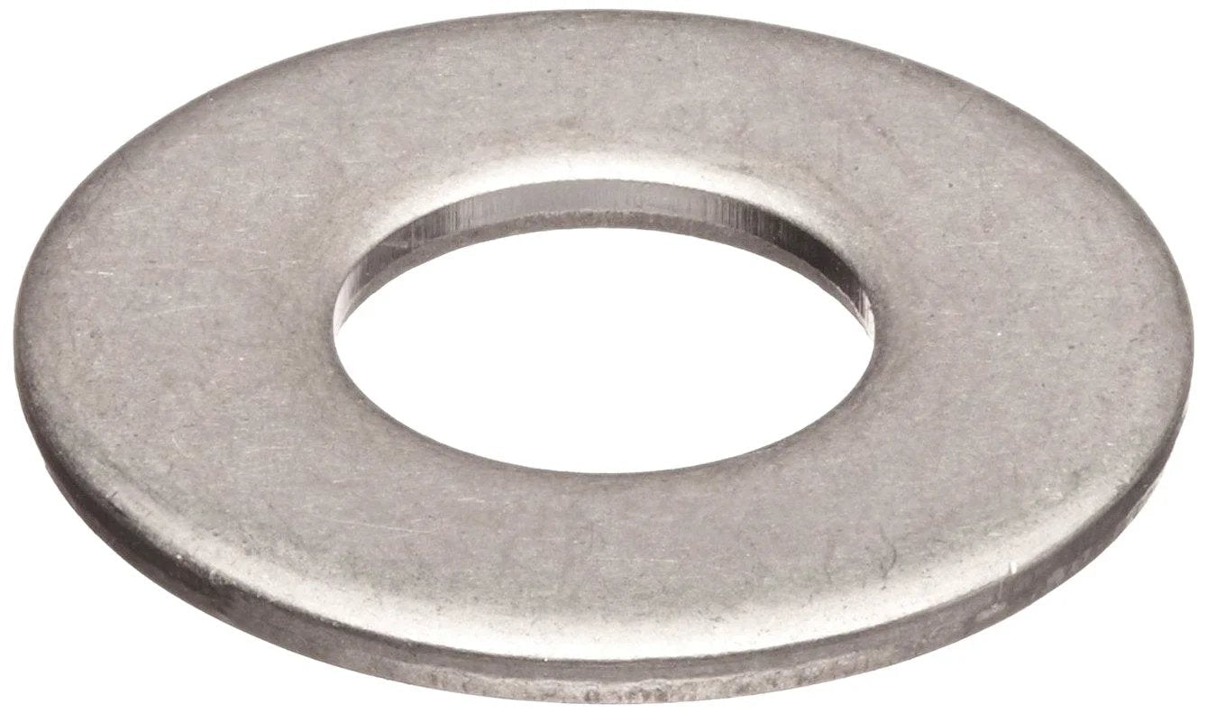 316 Stainless Steel Flat Washer With Plain Finish For Fasteners, 1 Inch Hole Size, One And One Sixteenth Inch Inner Diameter, Two Inch Outer Diameter, One Eighth Inch Thick, Pack Of Five For DIY Fixes And Tough Outdoor Jobs By Small Parts